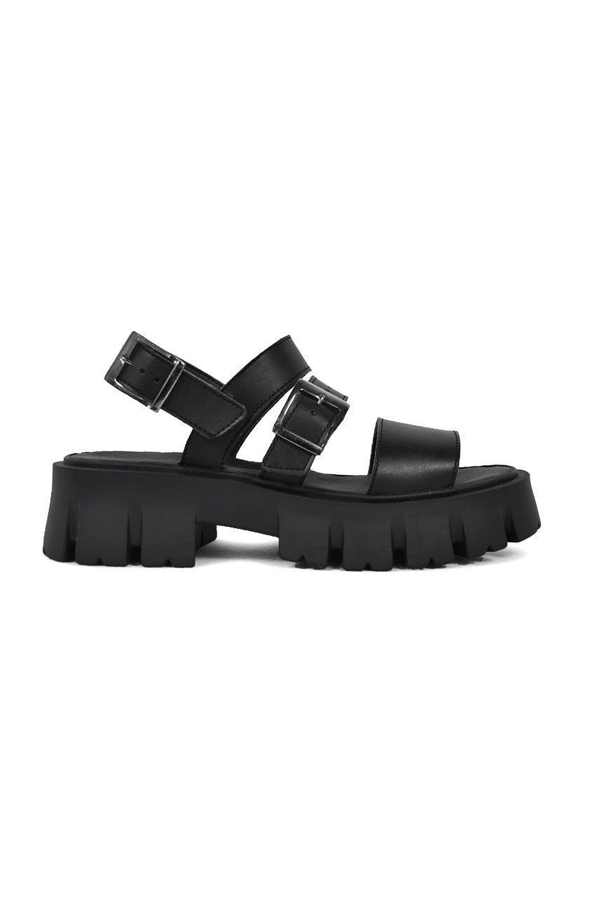 Altercore Sandale SUSIE VEGAN femei, culoarea negru, cu platformă 1 Altercore Sandale SUSIE VEGAN femei