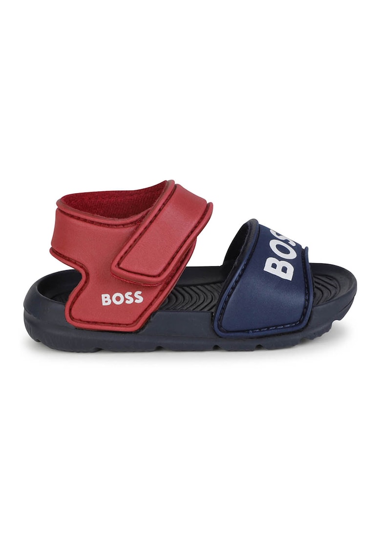 BOSS - Sandale cu velcro si aspect contrastant 1 BOSS - Sandale cu velcro si aspect contrastant