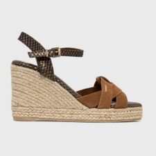 Big Star Sandale de piele culoarea maro