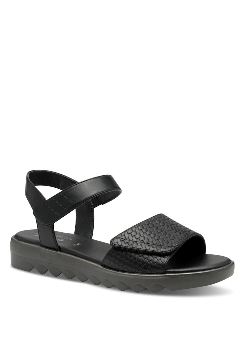 Jana Sandale negre de damă Jana cu velcro 28265-42-001 07579 1 Jana Sandale negre de damă Jana cu velcro 28265-42-001 07579
