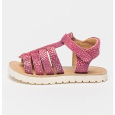 Mod 8 kids - Sandale de piele intoarsa cu design cu barete multiple