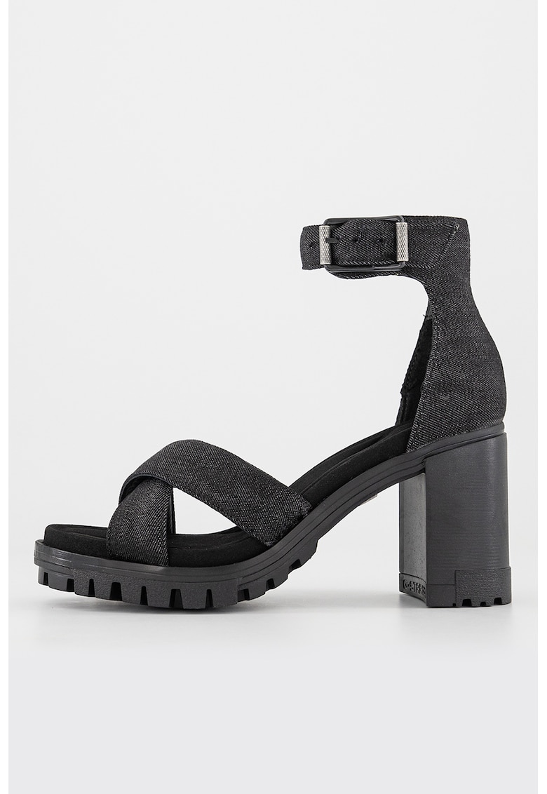 RAW - Sandale cu toc masiv Kylin 1 RAW - Sandale cu toc masiv Kylin