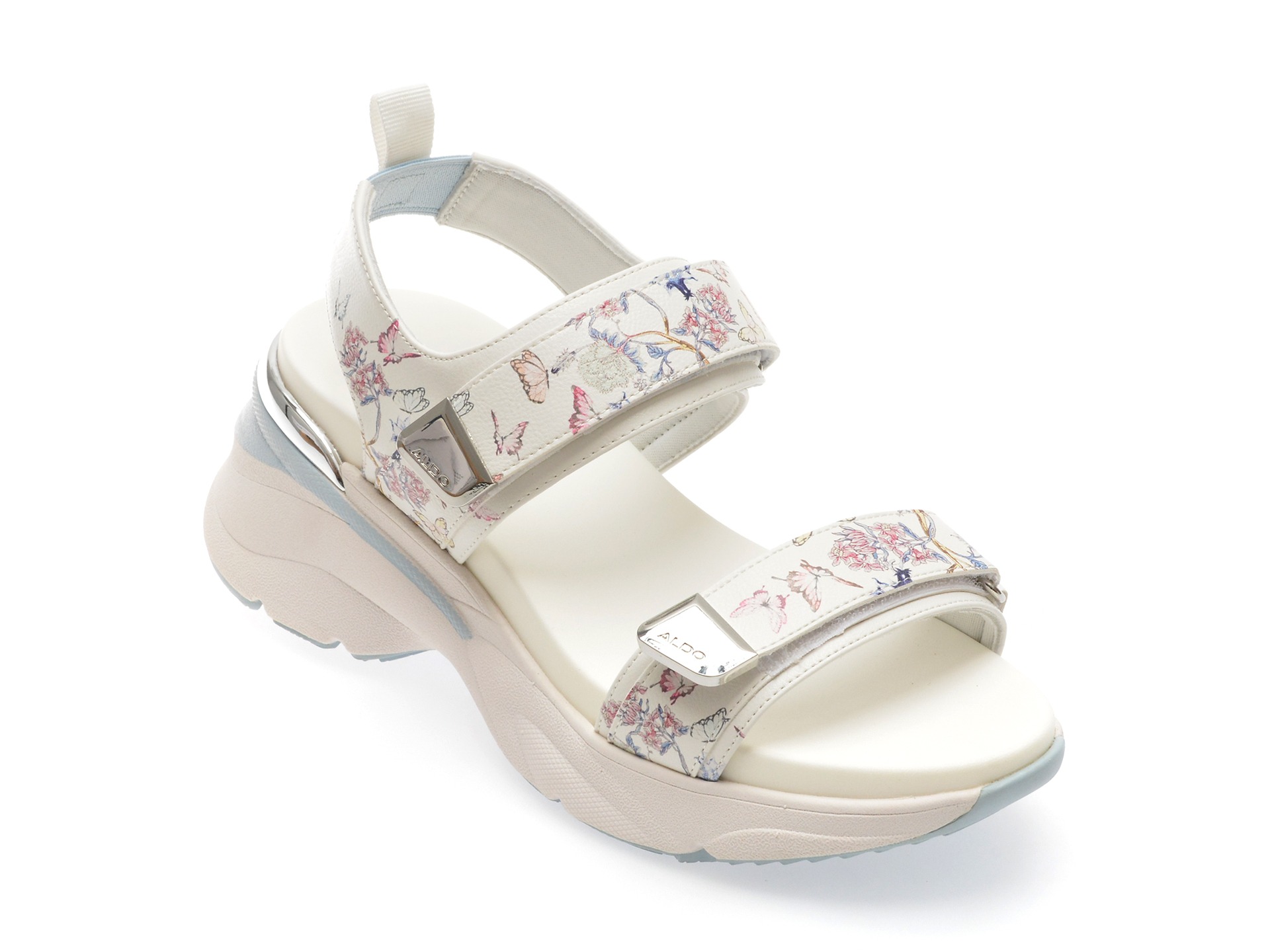 Sandale ALDO albe, COLBIE 965, din piele ecologica 1 Sandale ALDO albe