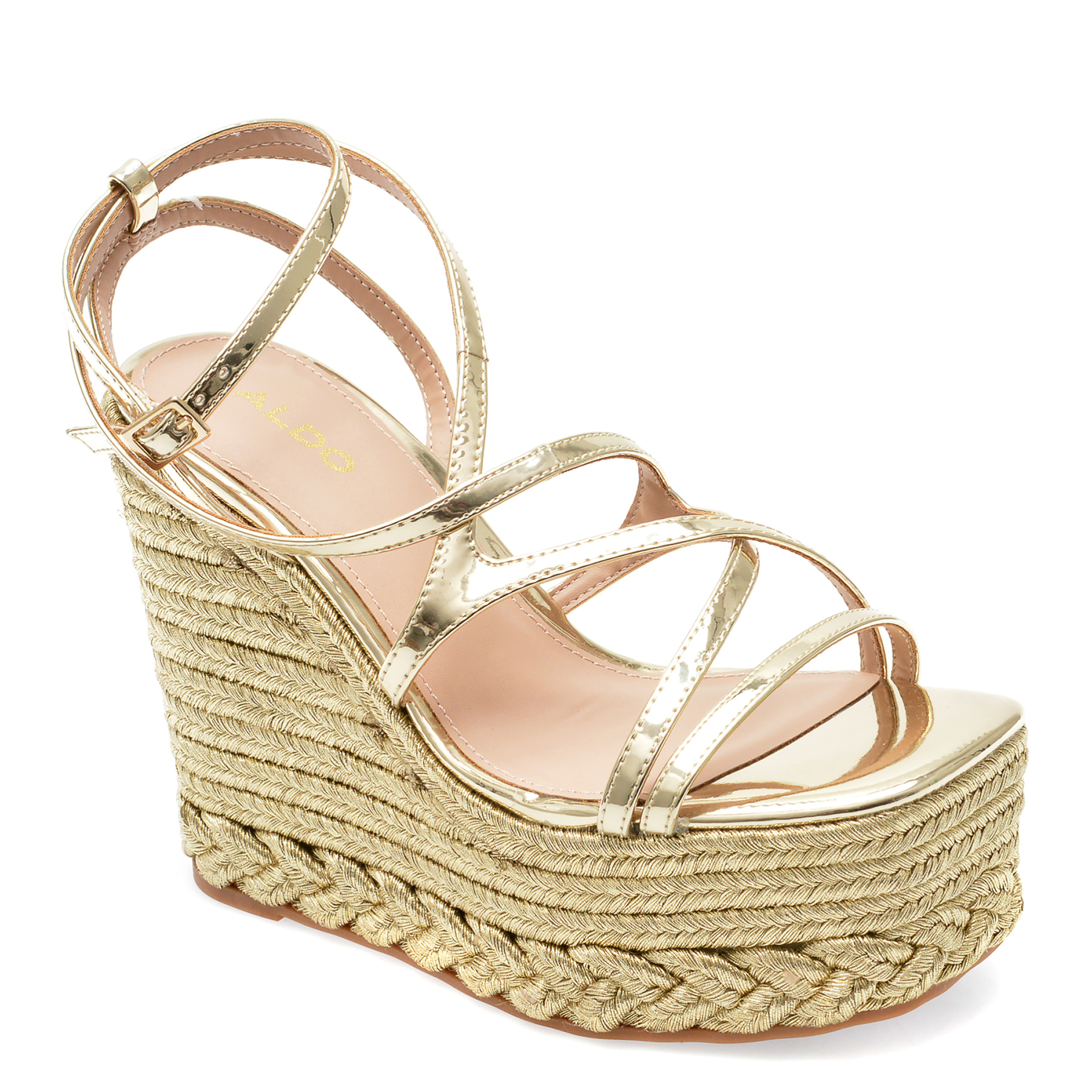 Sandale ALDO bej, PORTOFINO741, din piele ecologica 1 Sandale ALDO bej