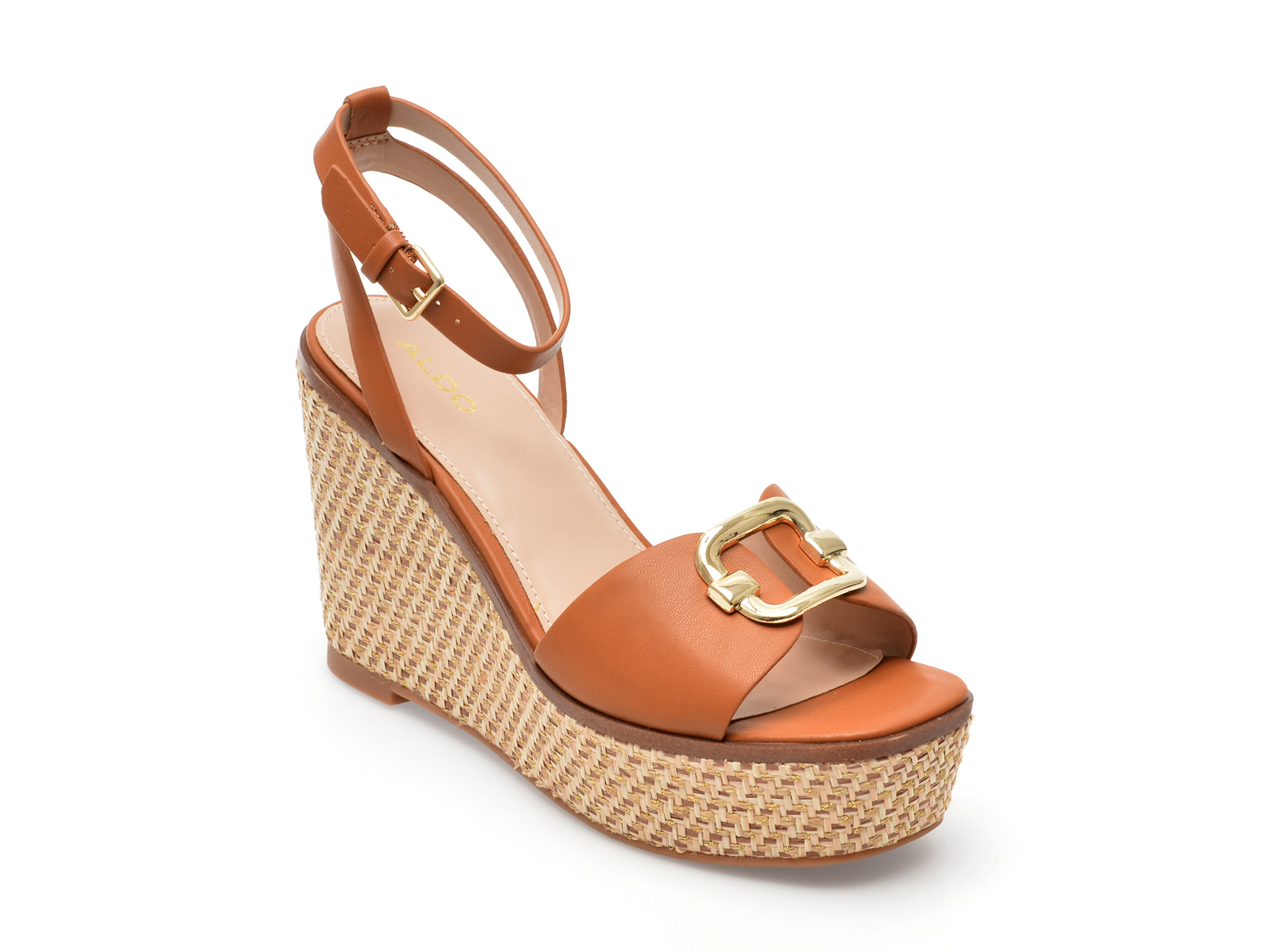 Sandale ALDO maro, CARRABRIRIA210, din piele ecologica 1 Sandale ALDO maro