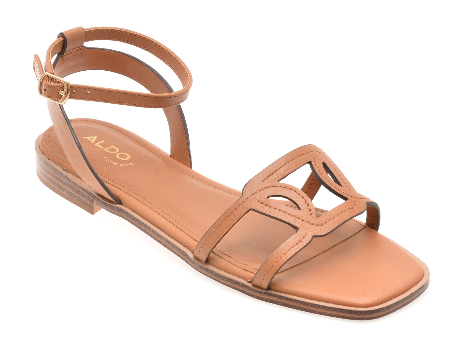 Sandale ALDO maro, GREENGROVE 210, din piele naturala 1 Sandale ALDO maro