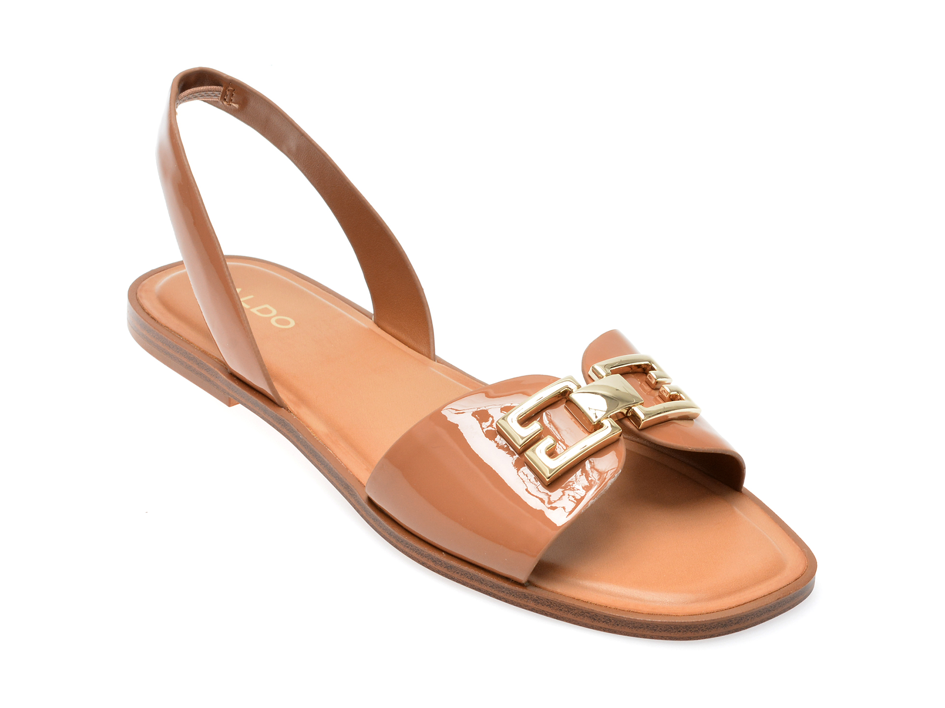 Sandale ALDO maro, HILARY260, din piele ecologica 1 Sandale ALDO maro