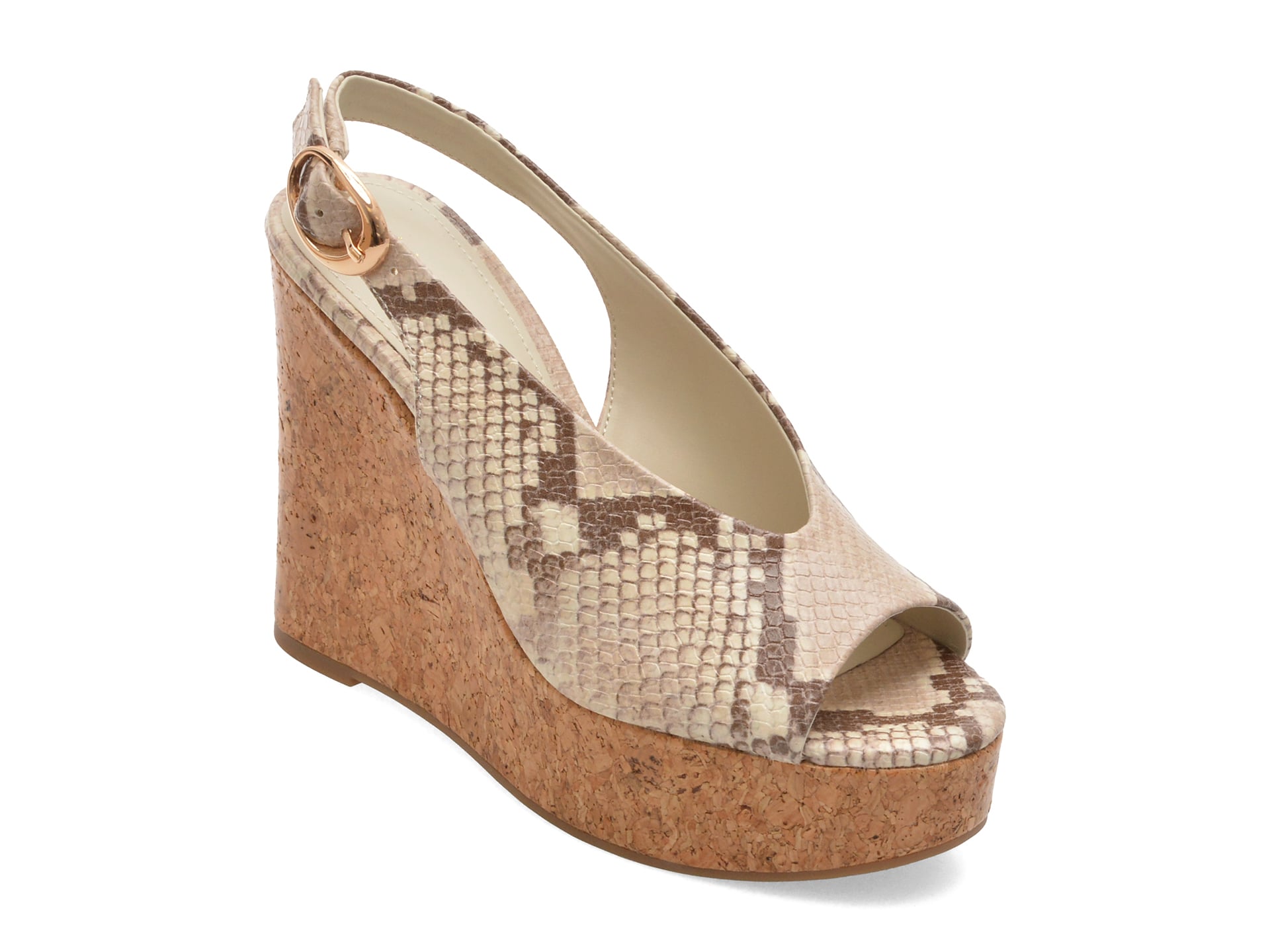 Sandale ALDO maro, TATIANAH 967, din piele ecologica 1 Sandale ALDO maro