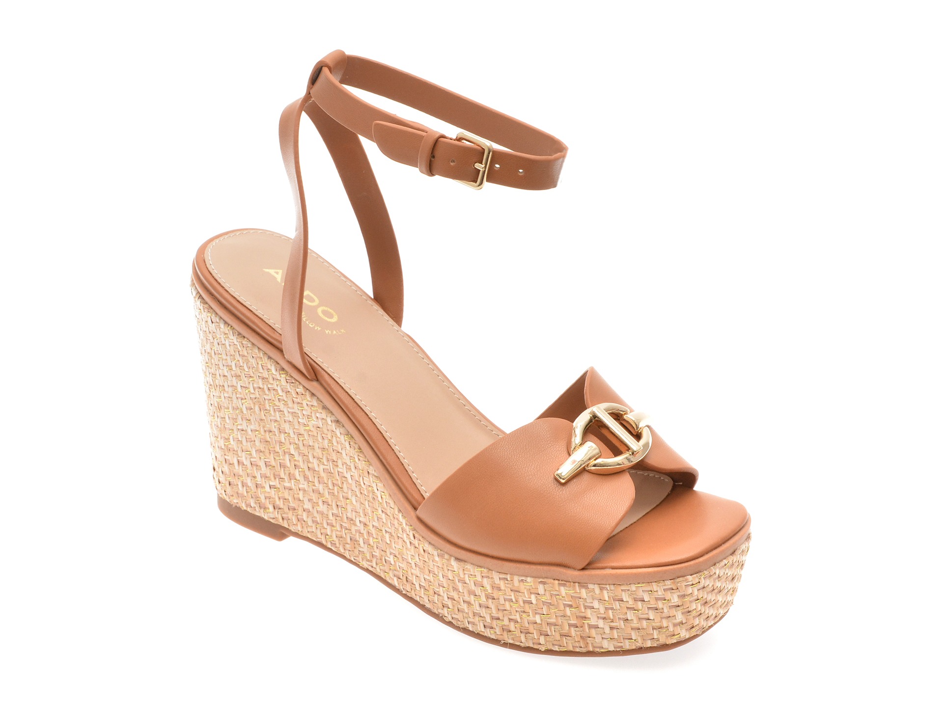 Sandale ALDO maro, YBYLIN 210, din piele ecologica 1 Sandale ALDO maro