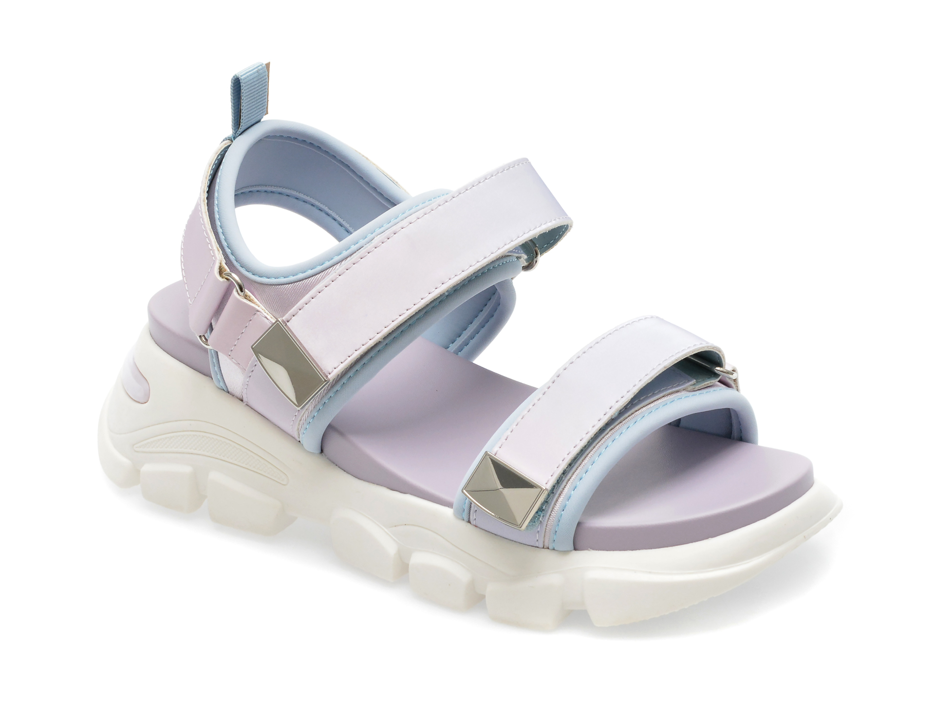 Sandale ALDO mov, GODISH540, din piele ecologica 1 Sandale ALDO mov