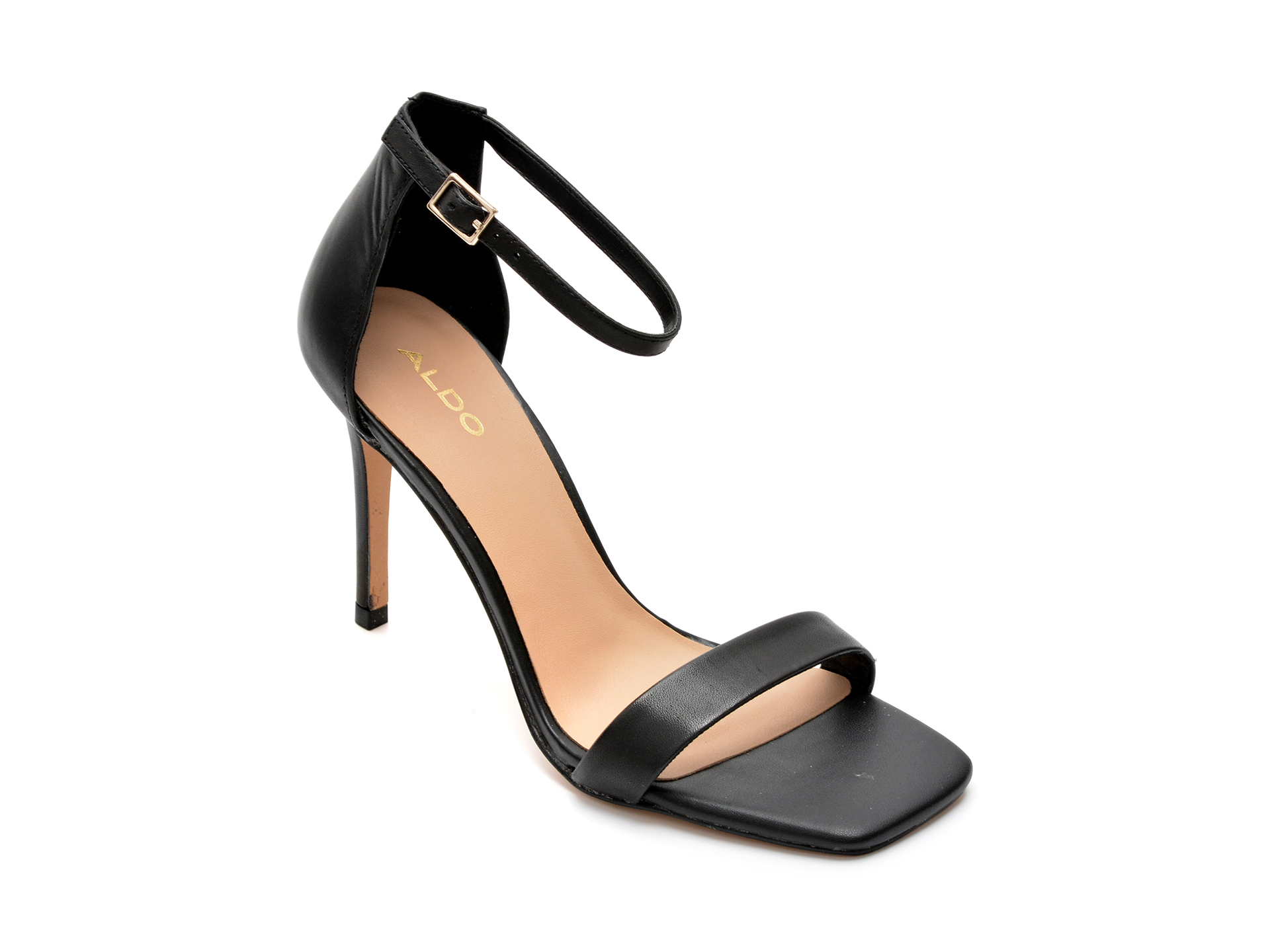 Sandale ALDO negre, AFENDAVEN001, din piele naturala 1 Sandale ALDO negre