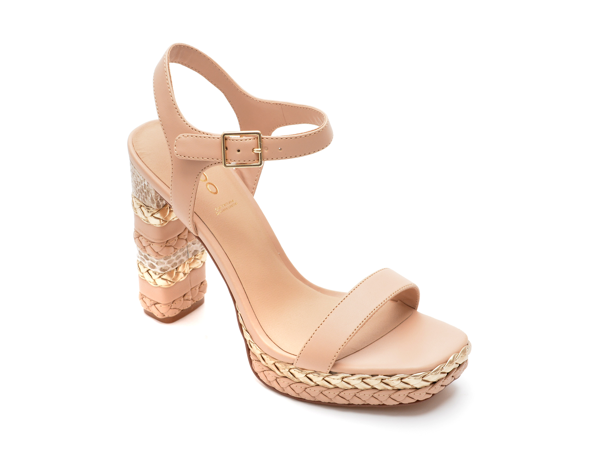 Sandale ALDO nude, NOREHAN270, din piele ecologica 1 Sandale ALDO nude