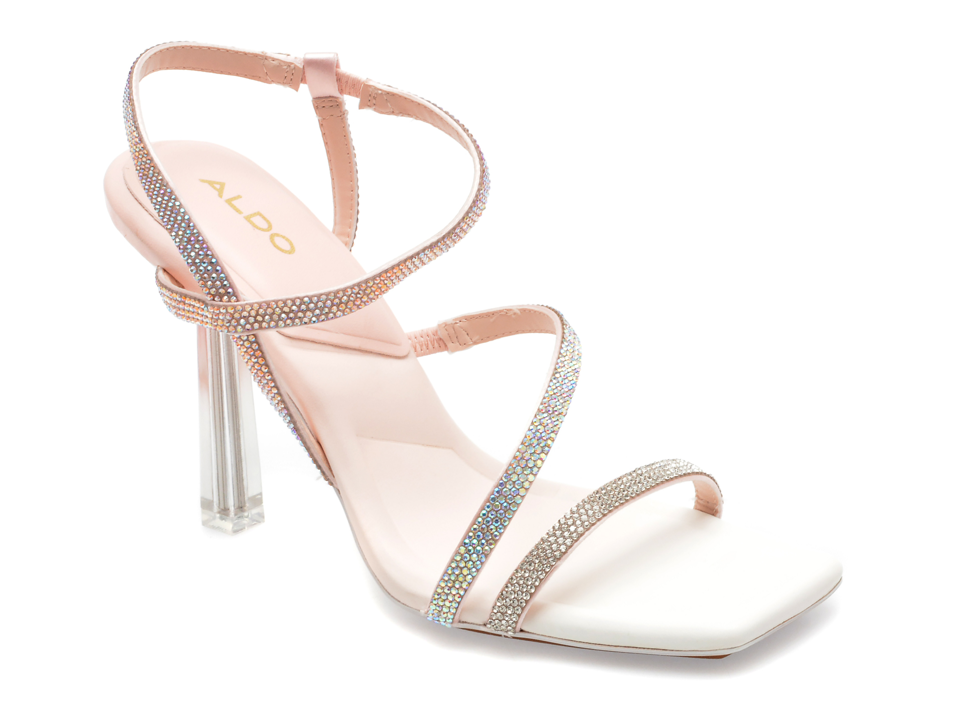 Sandale ALDO roz, ADROCAN653, din piele ecologica 1 Sandale ALDO roz