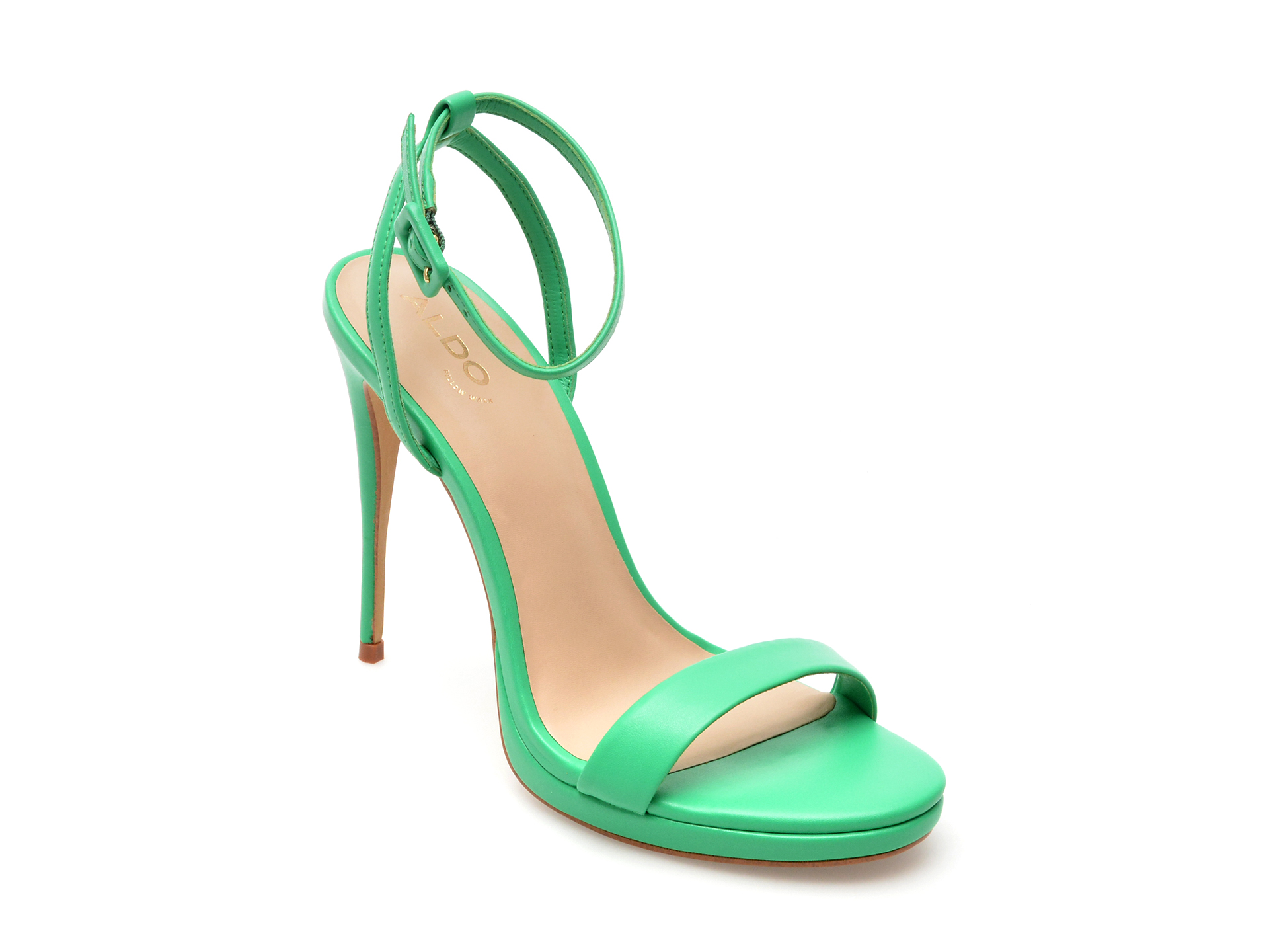 Sandale ALDO verzi, KAT301, din piele ecologica 1 Sandale ALDO verzi