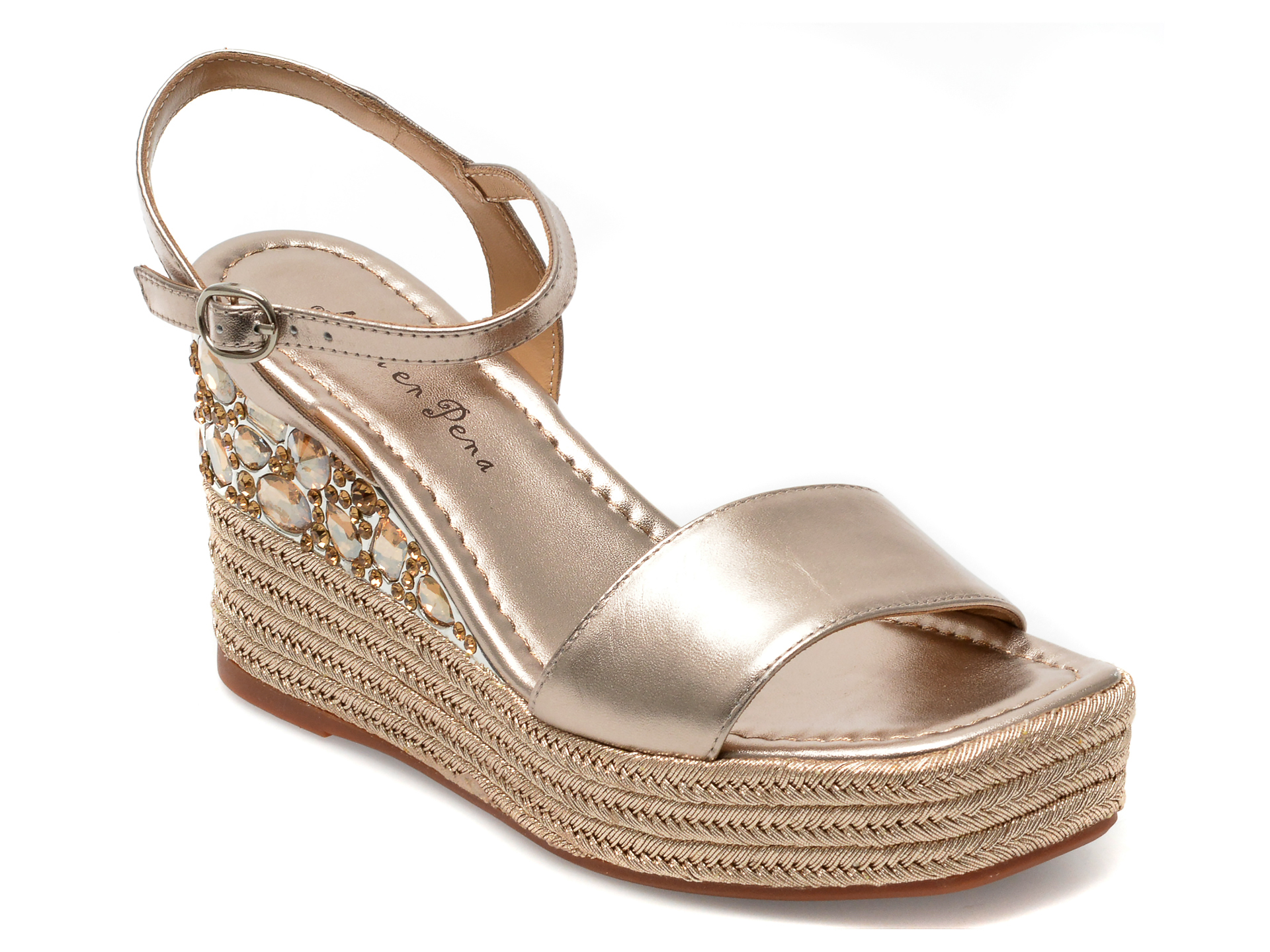 Sandale ALMA EN PENA bronz, 496, din piele naturala 1 Sandale ALMA EN PENA bronz