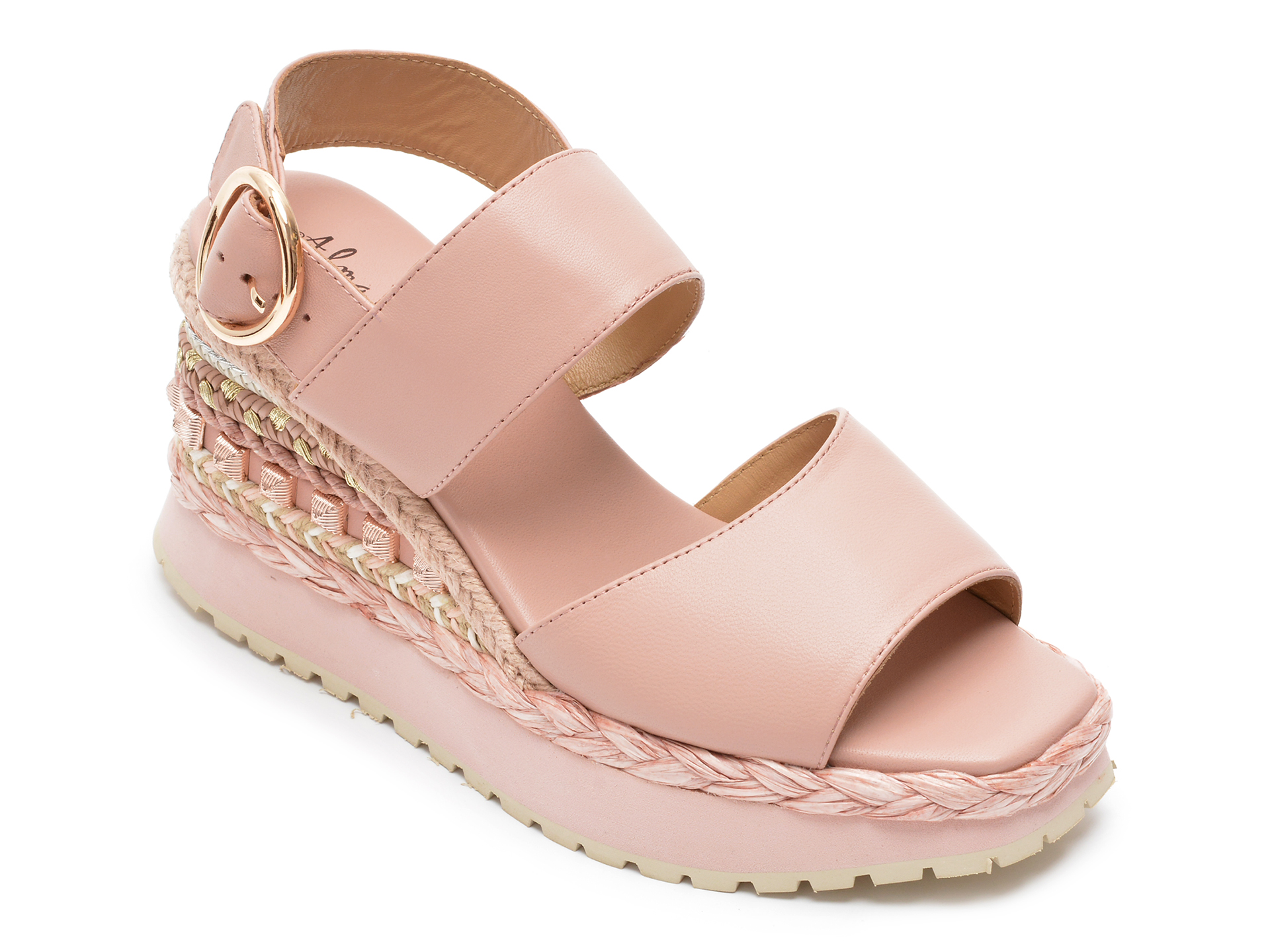 Sandale ALMA EN PENA nude, 201, din piele naturala 1 Sandale ALMA EN PENA nude