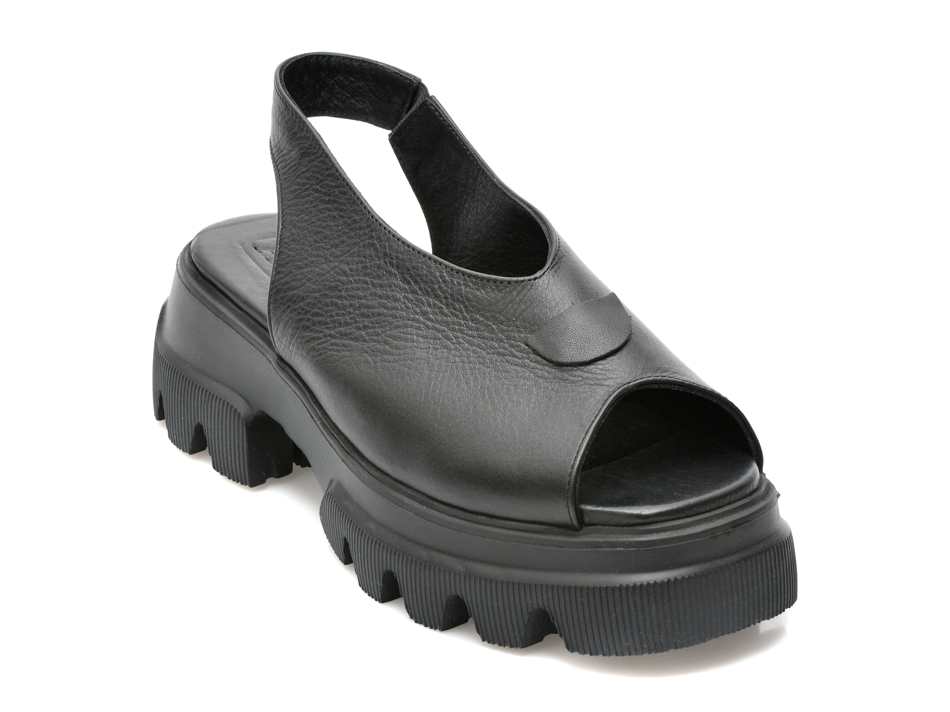 Sandale AMIYA negre, 91, din piele naturala 1 Sandale AMIYA negre