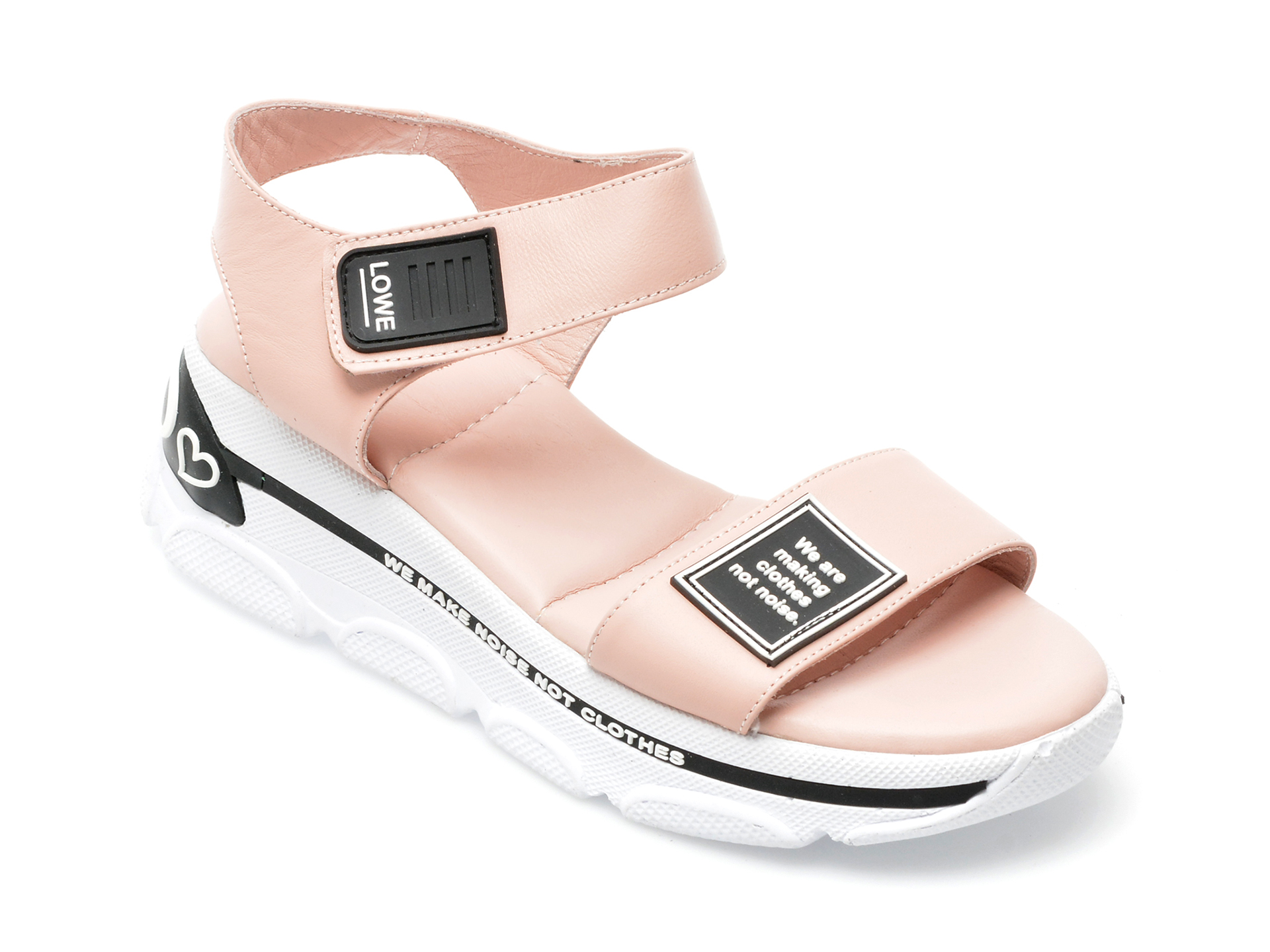 Sandale AQUAMARINE nude, 225971, din piele naturala 1 Sandale AQUAMARINE nude