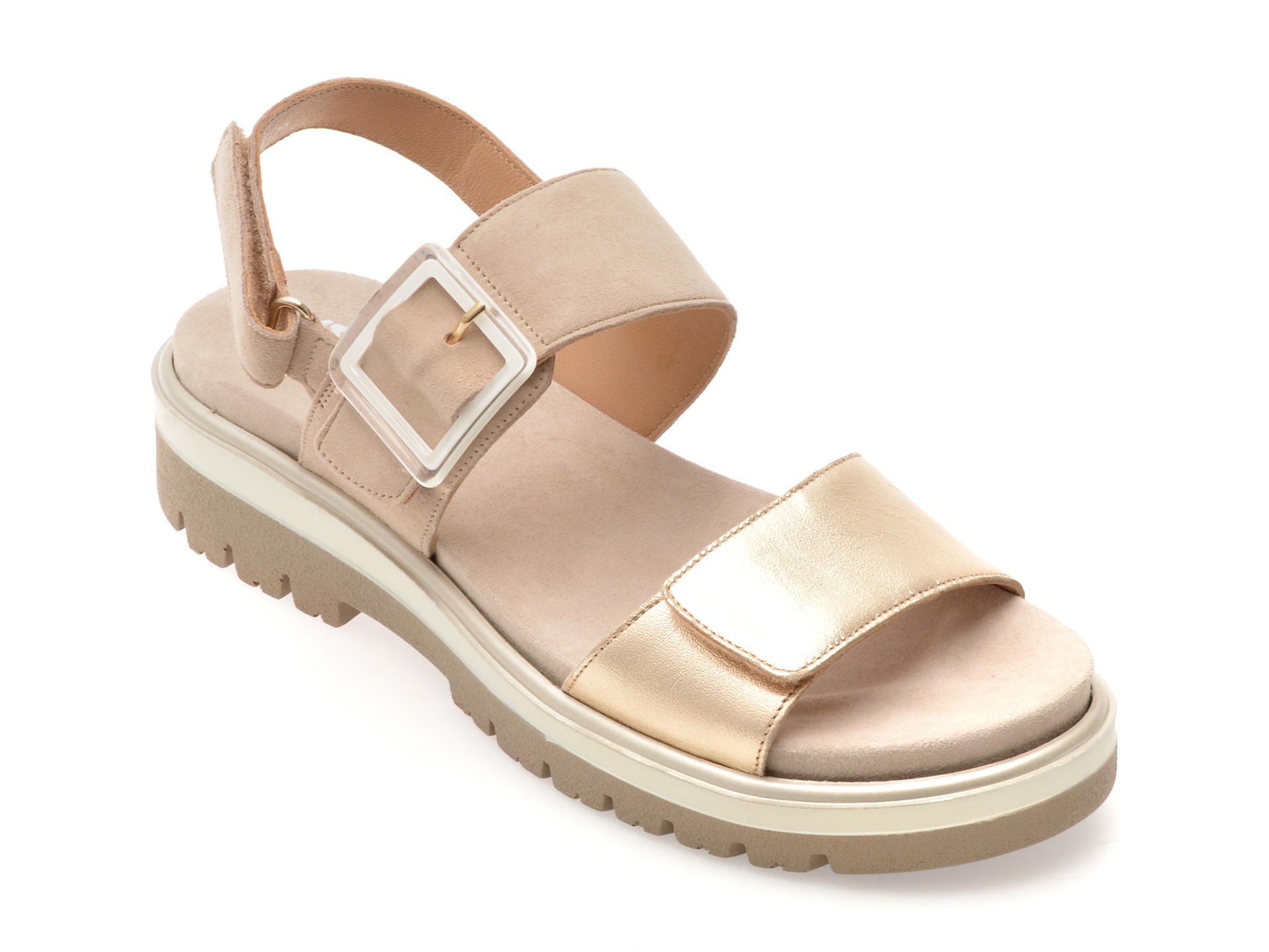 Sandale ARA gri, 21003, din piele naturala 1 Sandale ARA gri