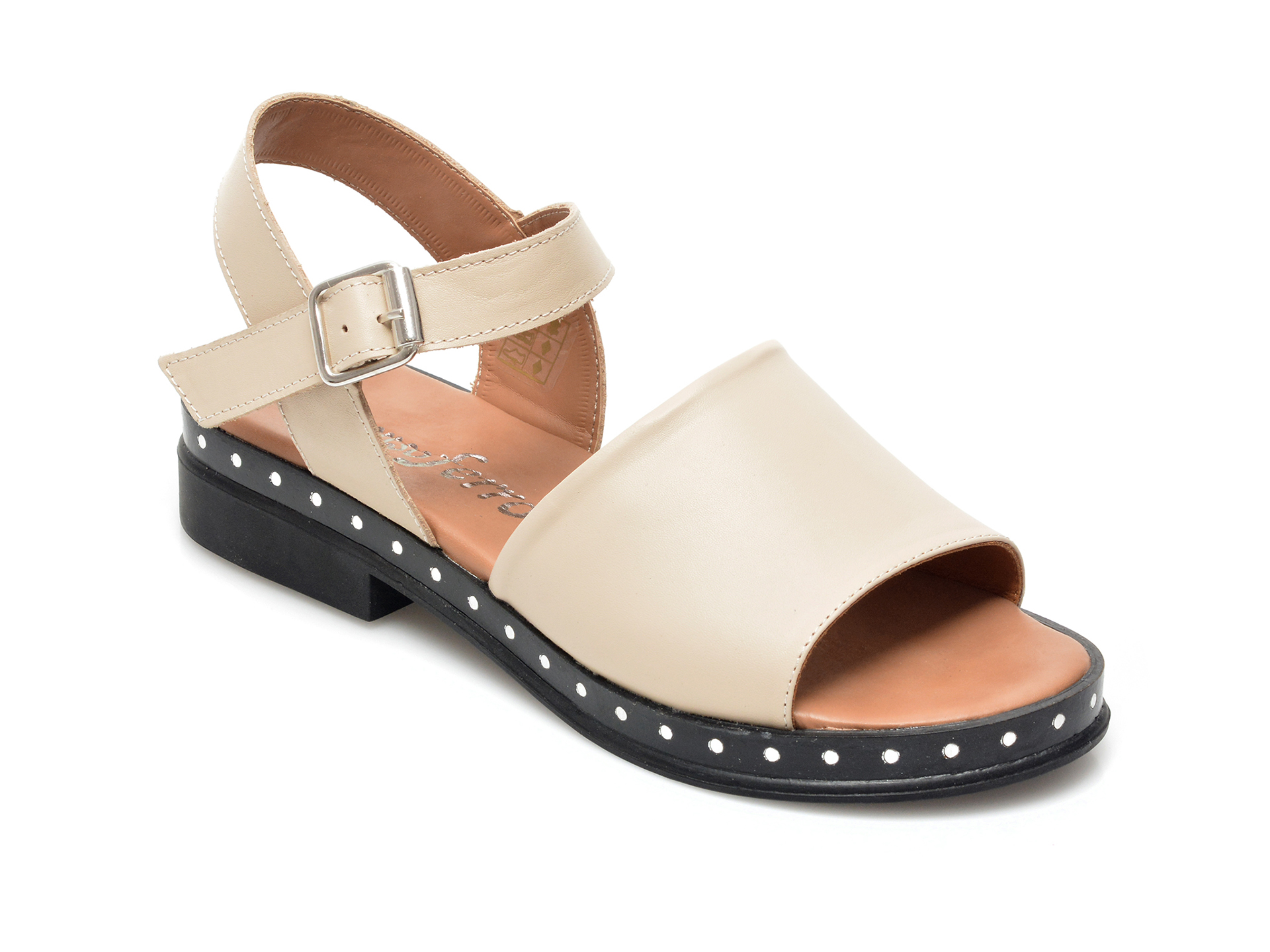 Sandale ASSENSO FERRO bej, 32915, din piele naturala 1 Sandale ASSENSO FERRO bej