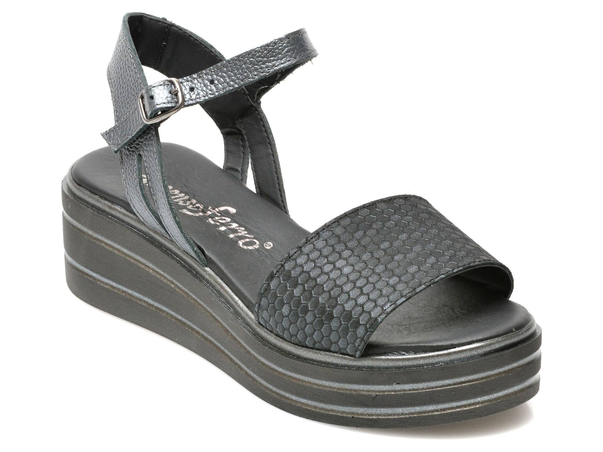 Sandale ASSENSO FERRO gri, 32920, din piele naturala 1 Sandale ASSENSO FERRO gri