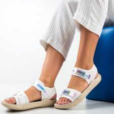 Sandale Alogam Albe