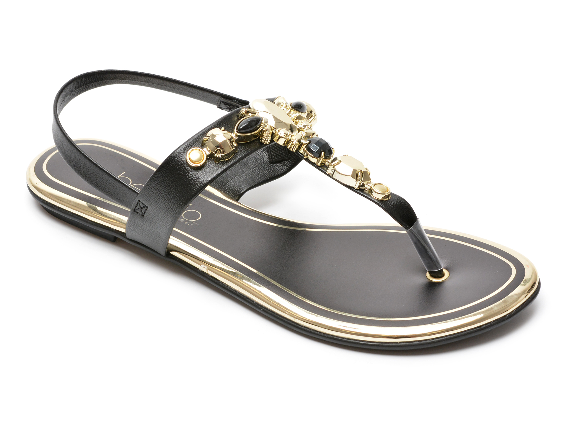 Sandale BEIRA RIO negre, 8367631, din piele ecologica 1 Sandale BEIRA RIO negre