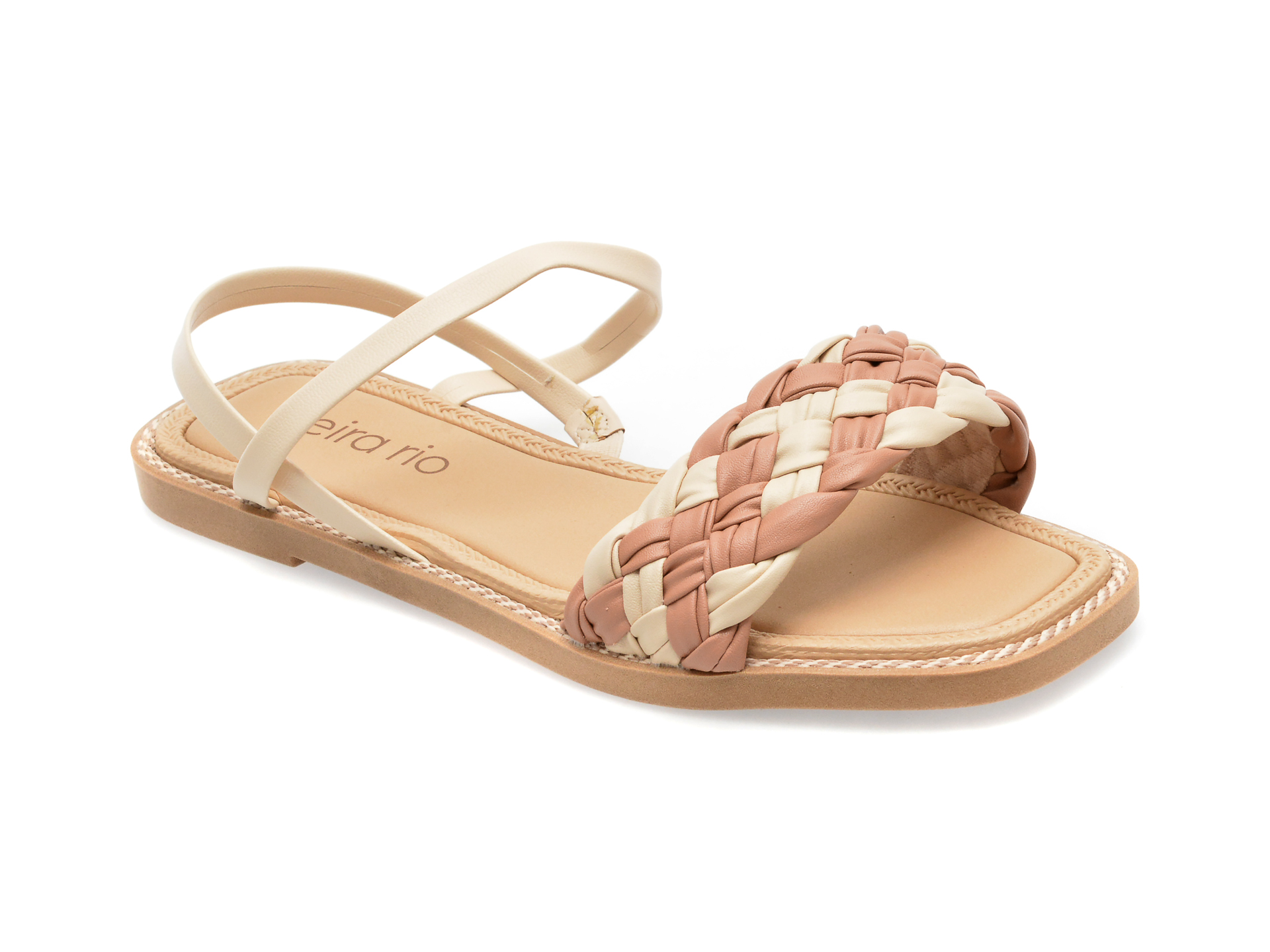 Sandale BEIRA RIO nude, 8494105, din piele ecologica 1 Sandale BEIRA RIO nude