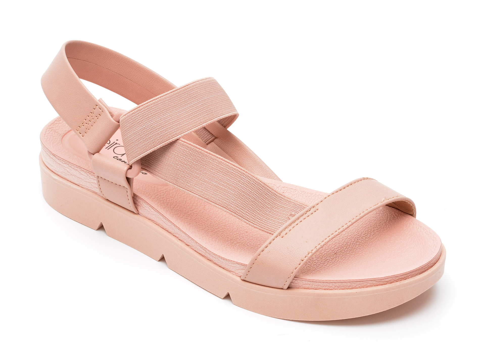 Sandale BEIRA RIO roz, 8387505, din material textil si piele ecologica 1 Sandale BEIRA RIO roz