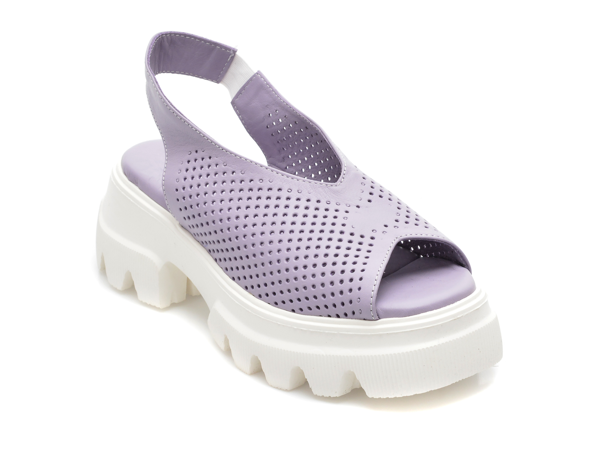 Sandale BENGZO BALDINI mov, 91Z, din piele naturala 1 Sandale BENGZO BALDINI mov