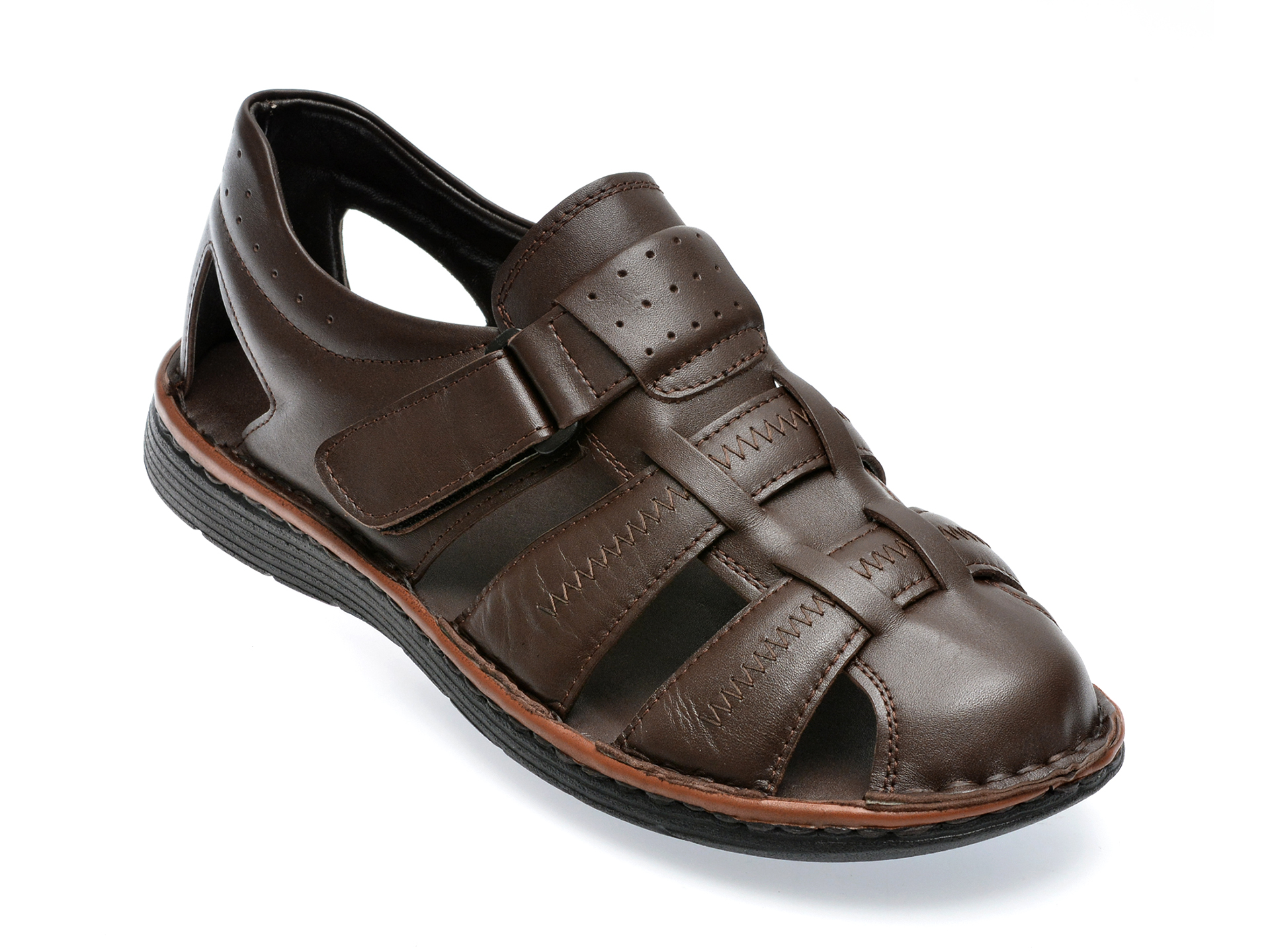 Sandale BRAVELLI maro, 143241, din piele naturala 1 Sandale BRAVELLI maro