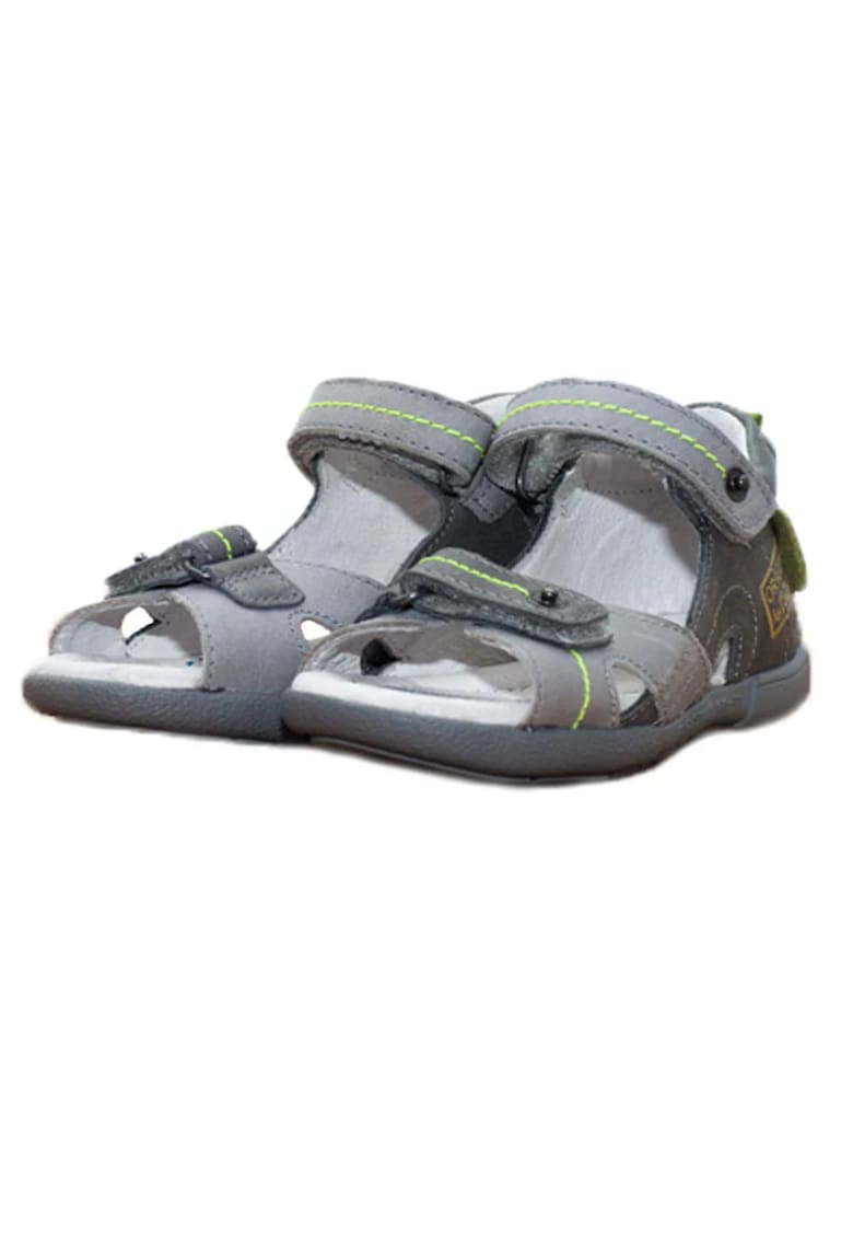 Sandale Baieti - Inchise la Spate - din Piele - Gri - AC048-801 - 20 - Gri 1 Sandale Baieti - Inchise la Spate - din Piele - Gri - AC048-801 - 20 - Gri