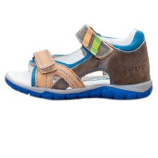 Sandale Baieti -  Inchise la Spate - din Piele - Maro - K330-4000A - 20 - Maro