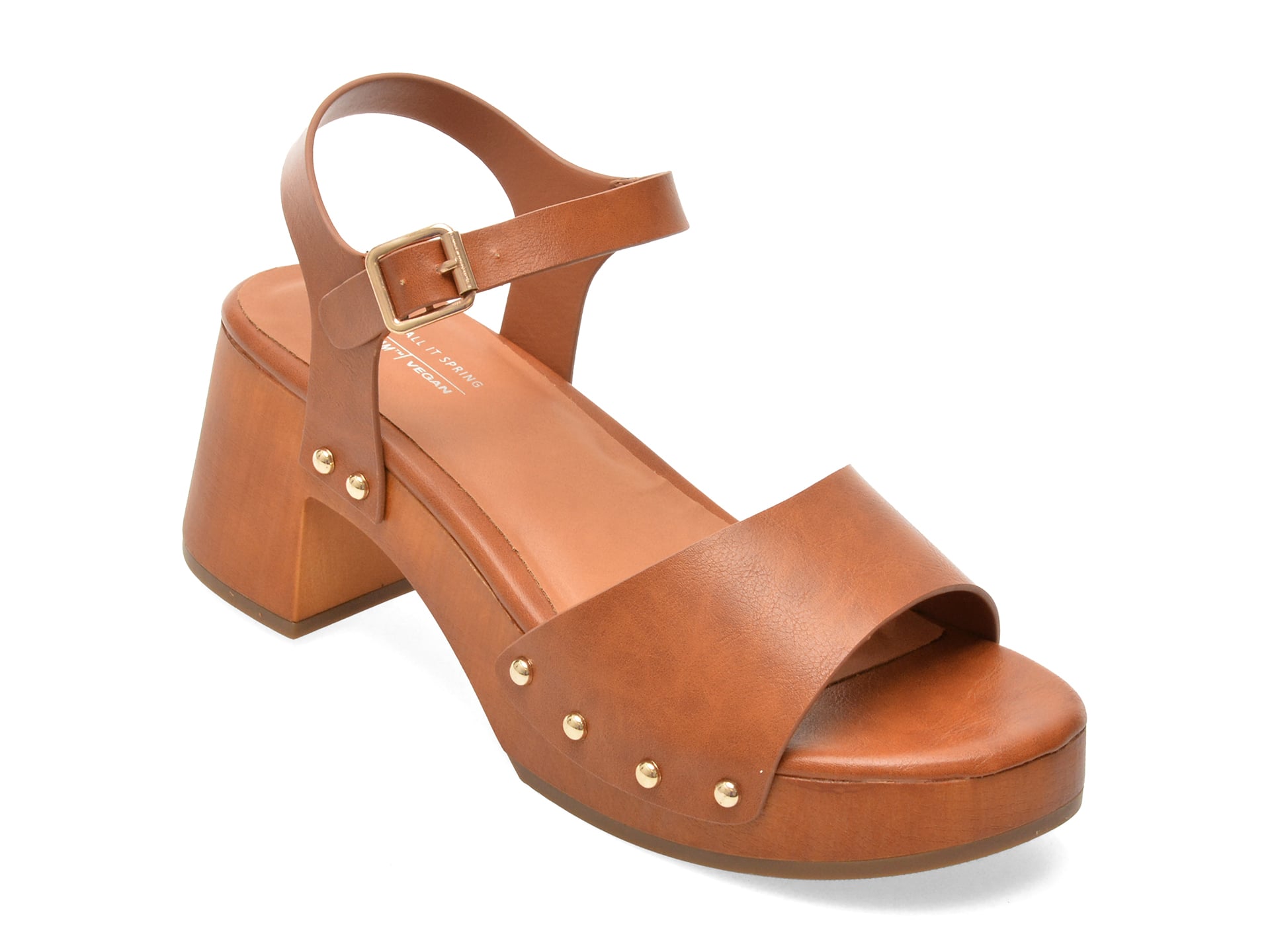 Sandale CALL IT SPRING maro, FAYLYNN 220, din piele ecologica 1 Sandale CALL IT SPRING maro