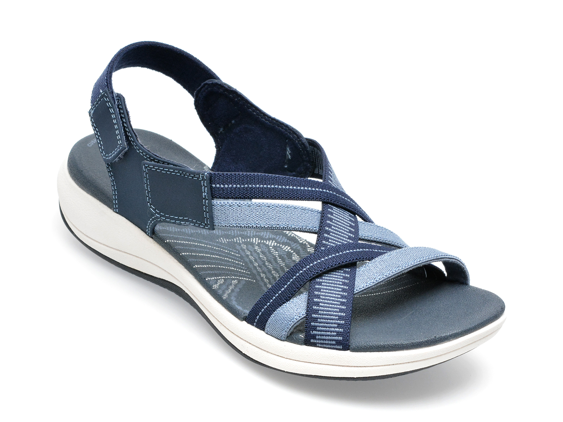 Sandale CLARKS bleumarin, MIRAIVY, din material textil 1 Sandale CLARKS bleumarin