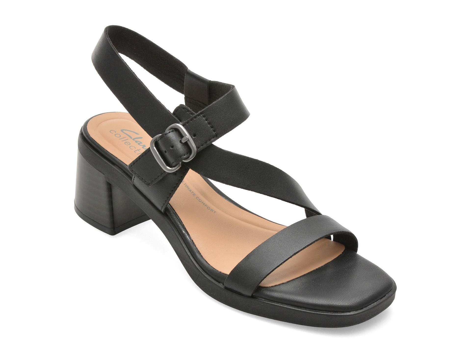 Sandale CLARKS negre, JAYLAN SOL, din piele naturala 1 Sandale CLARKS negre