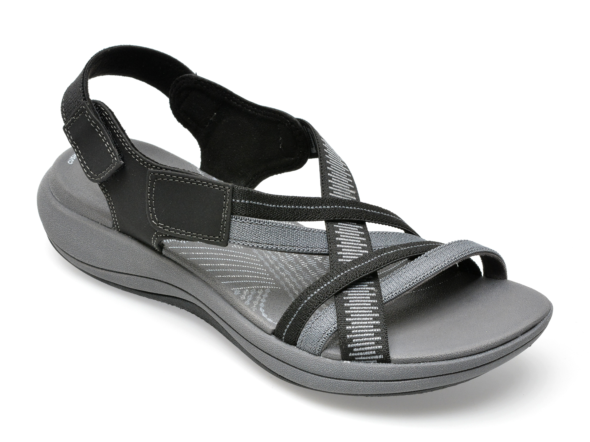 Sandale CLARKS negre, MIRAIVY, din material textil 1 Sandale CLARKS negre