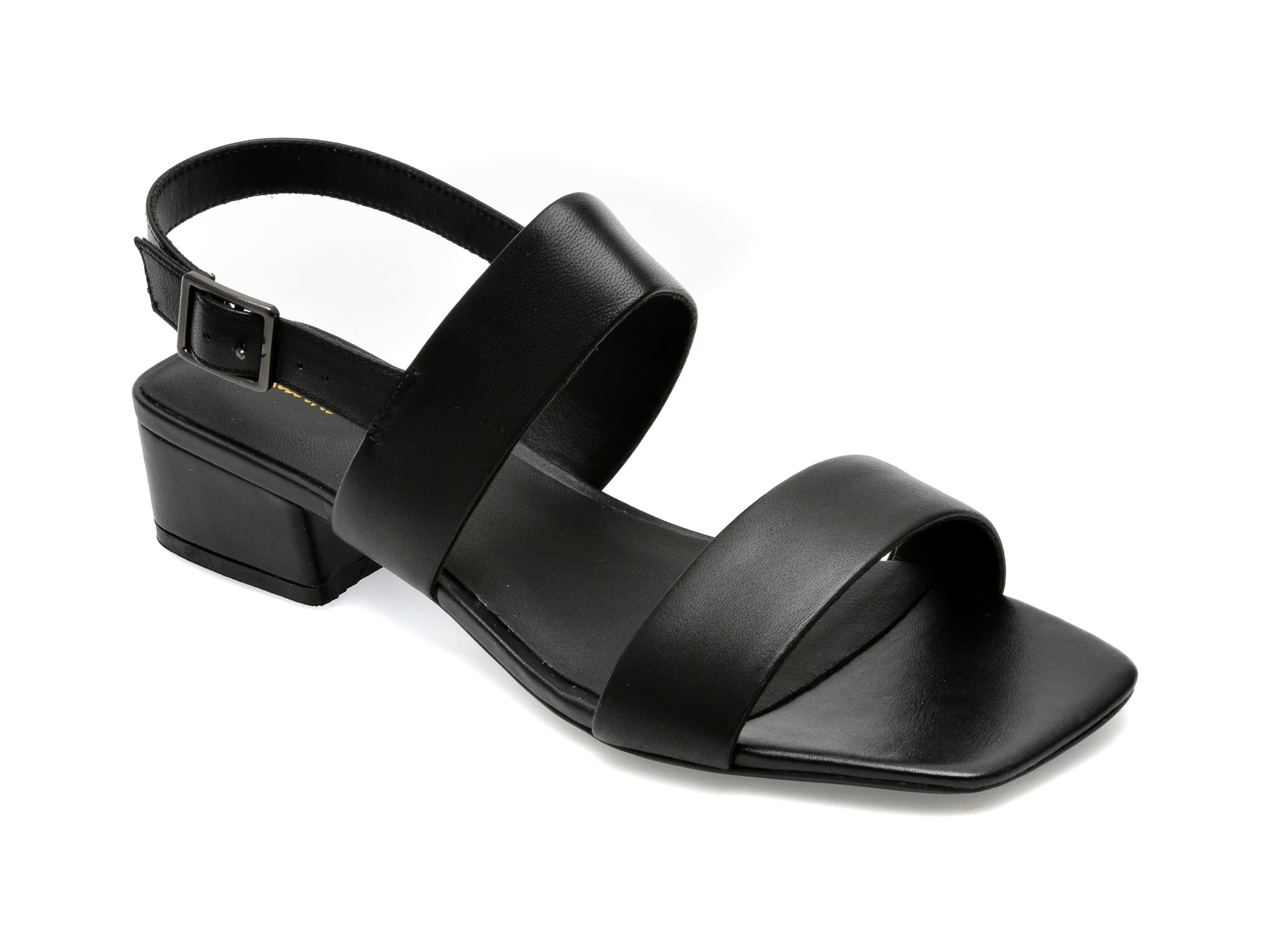 Sandale CLARKS negre, SEREN25 STRAP 01-N, din piele naturala 1 Sandale CLARKS negre
