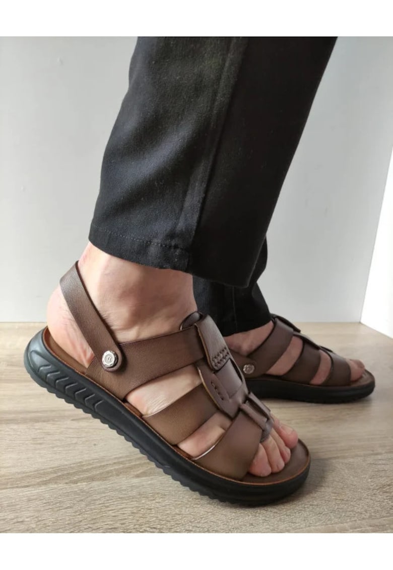 Sandale Casual Barbati 232007 Maro - Maro - 1 Sandale Casual Barbati 232007 Maro - Maro -