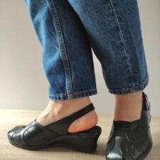 Sandale Casual Dama  0019Pt Roma 01-N Negre - Negru -