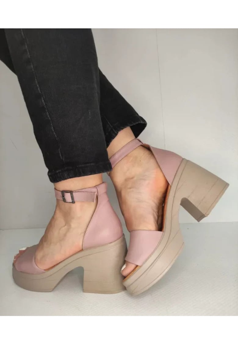 Sandale Casual Dama 018 10905 Roz - Roz 1 Sandale Casual Dama  018 10905 Roz - Roz