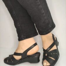 Sandale Casual Dama  0264Pt Roma 01-N Negre - Negru