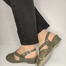Sandale Casual Dama  0264Pt Roma 40-N Kaki - Verde -