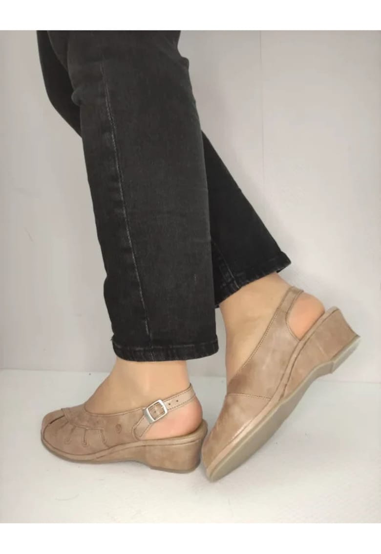Sandale Casual Dama 0290T Roma 03-N Bej - Bej - 1 Sandale Casual Dama  0290T Roma 03-N Bej - Bej -