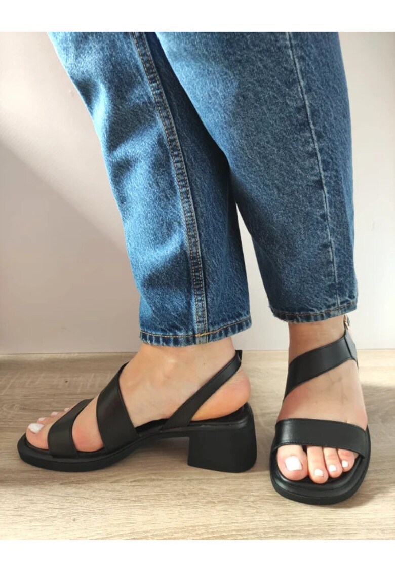 Sandale Casual Dama 054 Piko-8 Negre - Negru - 1 Sandale Casual Dama  054 Piko-8 Negre - Negru -