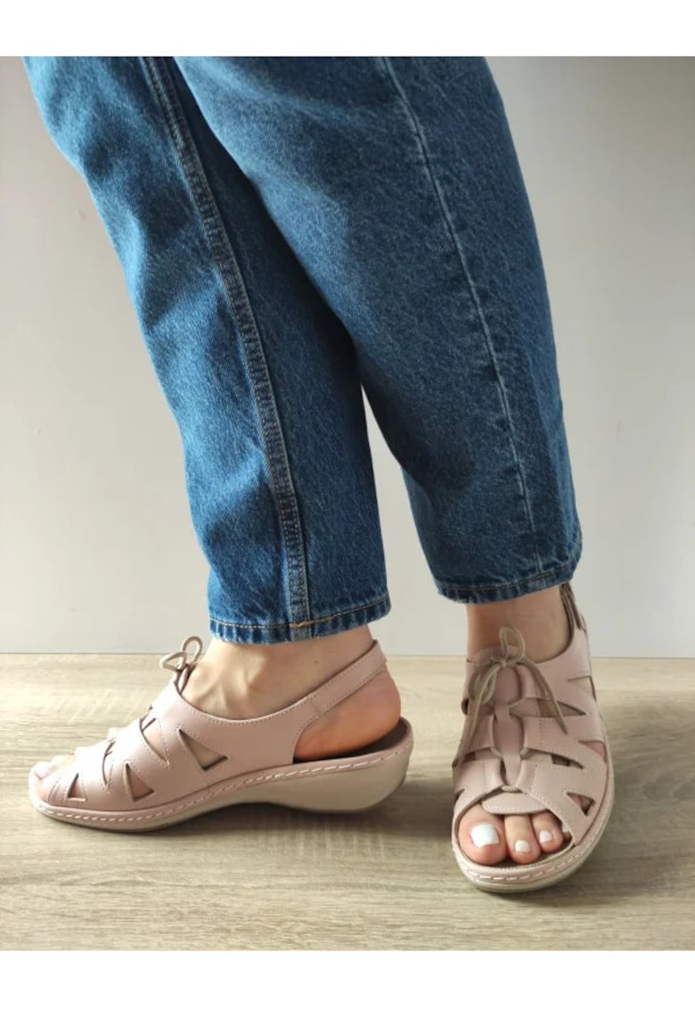 Sandale Casual Dama 0904Pt Paris 30-N Roz Nude - Roz - 1 Sandale Casual Dama 0904Pt Paris 30-N Roz Nude - Roz