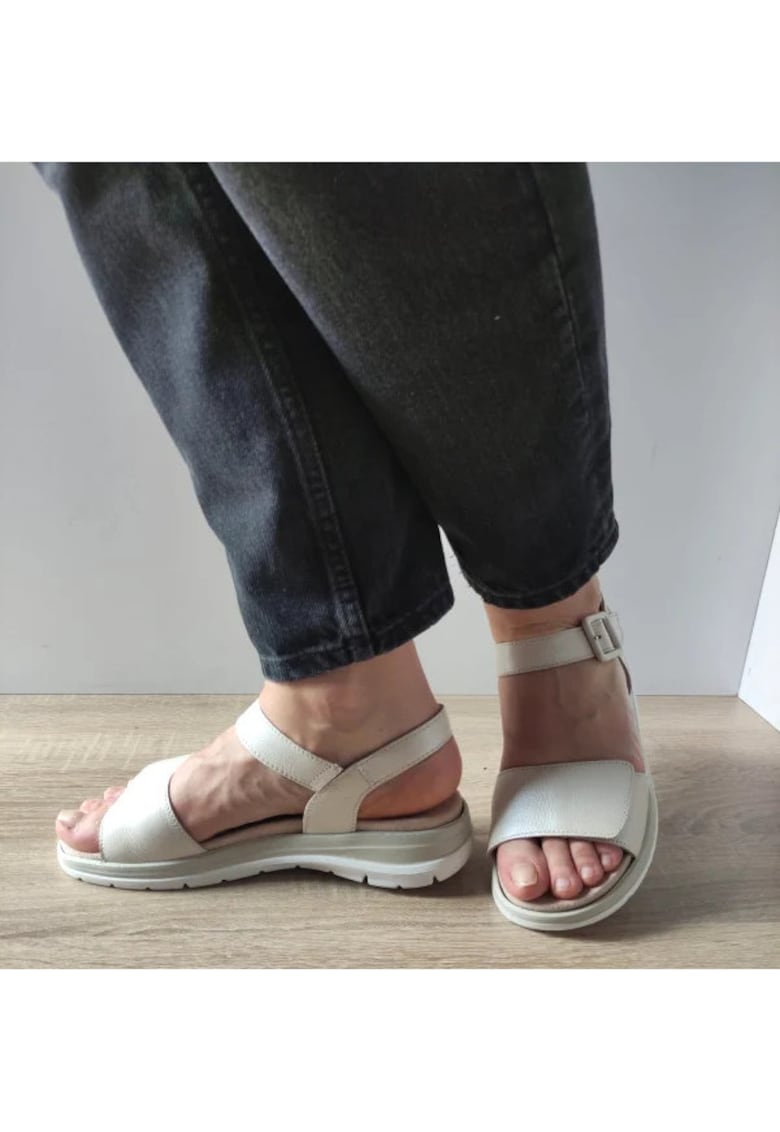 Sandale Casual Dama 28717-44 Bej Deschis - Bej - 1 Sandale Casual Dama  28717-44 Bej Deschis - Bej -