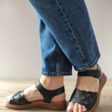 Sandale Casual Dama  33177 Negre - Negru -