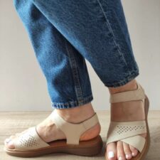 Sandale Casual Dama  33180 Bej - Bej -