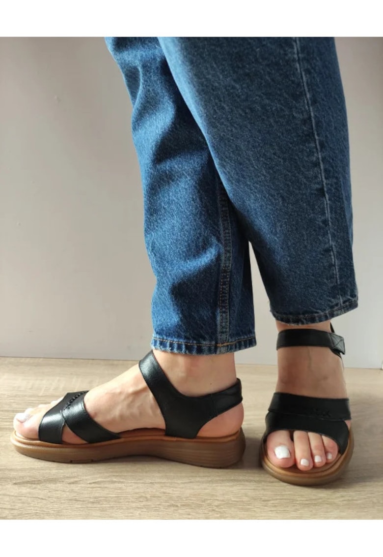 Sandale Casual Dama 33182 Negre - Negru - 1 Sandale Casual Dama  33182 Negre - Negru -